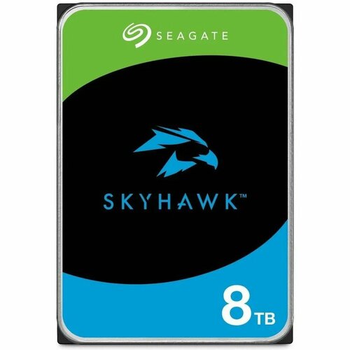 Seagate Жесткий диск 8TB SkyHawk ST8000VX010 жесткий диск seagate skyhawk surveillance st8000vx010