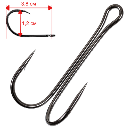 фото Крючки trigger baits double hook №1 (5шт.)