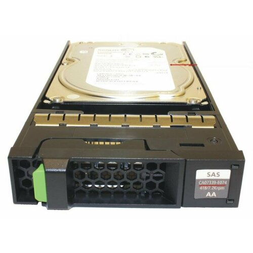 Жесткий диск Fujitsu CA07339-E074 4Tb 7200 SAS 3,5 HDD жесткий диск fujitsu ca07339 e501 300gb sas 2 5 hdd