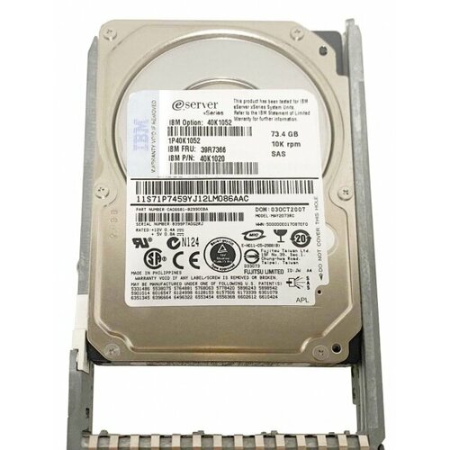 Жесткий диск IBM 82Y2280 146Gb SAS 25 HDD 1110500₽