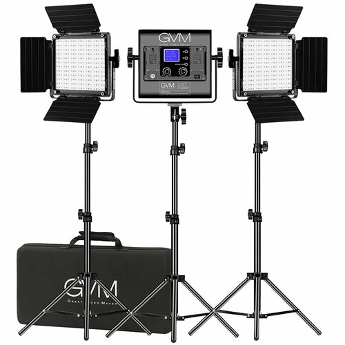 Комплект осветителей GVM 800D-RGB 3шт 800D-RGB-3L 4149000₽