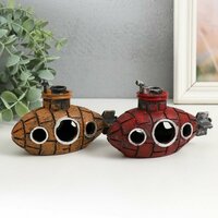 Фигурка для флорариума полистоун "Подводная лодка" 14х7х9   ...