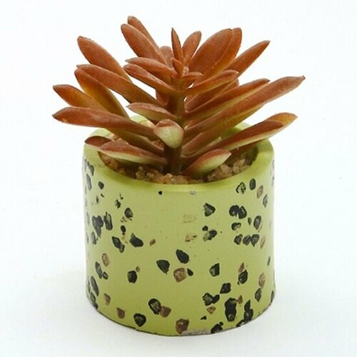 Искусственное растение русские подарки Суккулент в горшке 5*10 см.