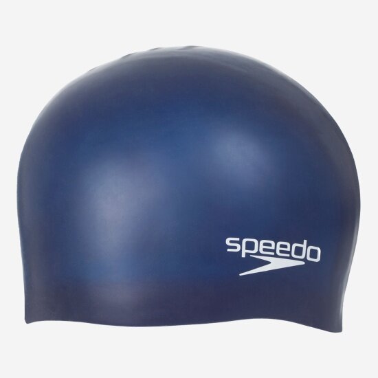 Шапочка для плавания детская Speedo, Синий, размер 53-58 - фото №1