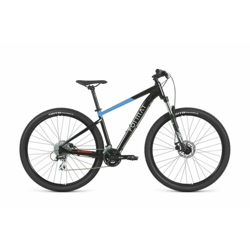 Горный велосипед Format 1414 29, год 2023, цвет Черный-Синий, ростовка 21