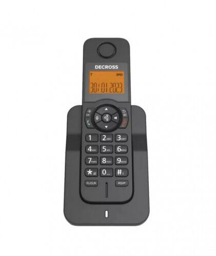 Р/Телефон Dect Decross DC1005 черный АОН