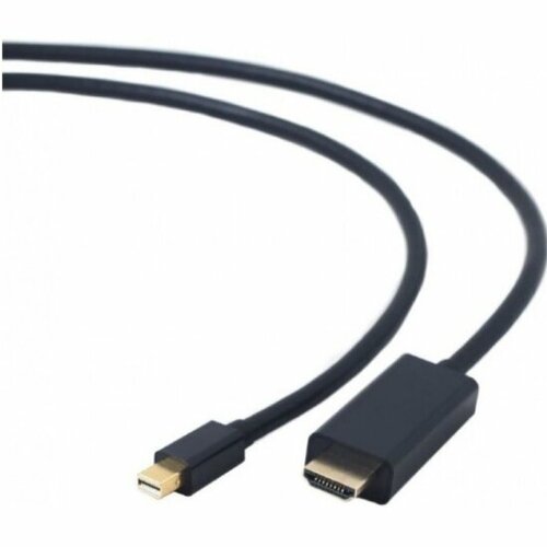 Кабель Bion DisplayPort mini-HDMI, 20M/19M, экран, 1,8м, черный (BXP-CC-mDP-HDMI-018) mini display port to hdmi vga dvi