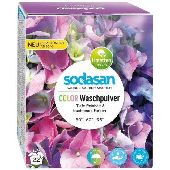 Стиральный порошок Sodasan для цветных тканей, концентрат, 1.01 кг