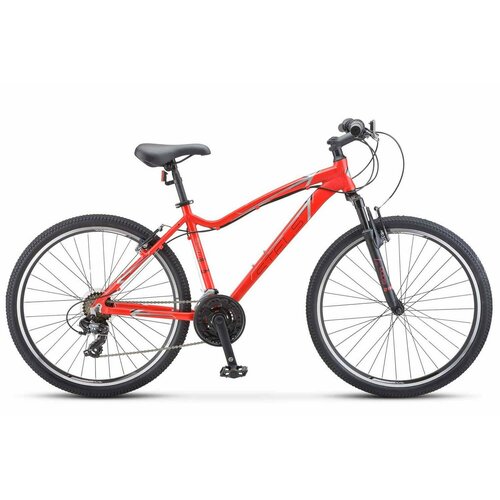 Женский велосипед Stels Miss 6000 V 26 K010, год 2023, цвет Красный, ростовка 17