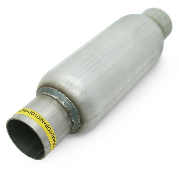 Пламегаситель стронгер «FOR» круглый, жаброобразный диффузор, длина 300 мм, труба Ø55 мм (алюминизированная сталь) #17067