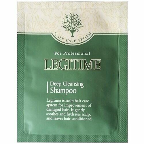 фото Шампунь для глубокого очищения волос (пробник) Welcos Legitime Deep Cleansing Shampoo 6g