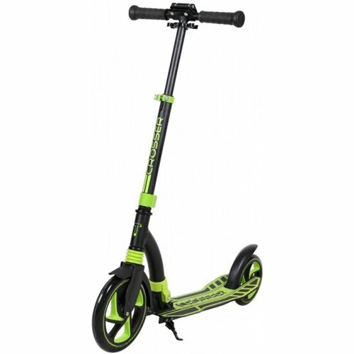 самокат tech team crosser 230 180мм nn004141 зелёный Самокат Tech Team Crosser 2021 зелёный