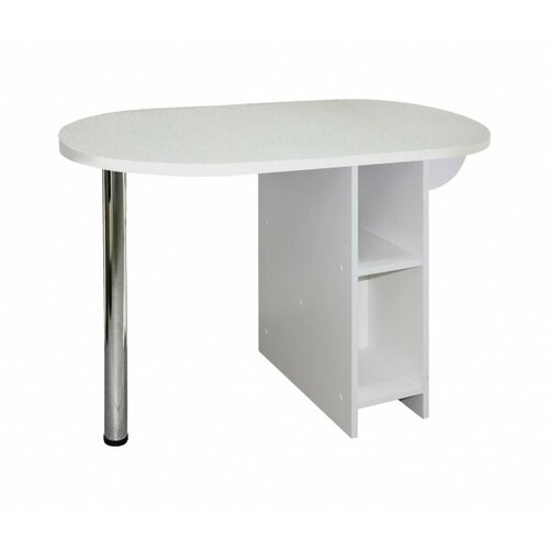 Калпе Стол тумба №5а Асфальт белый