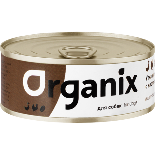 Корм влажный Organix для собак Утка, индейка, картофель, 100 г