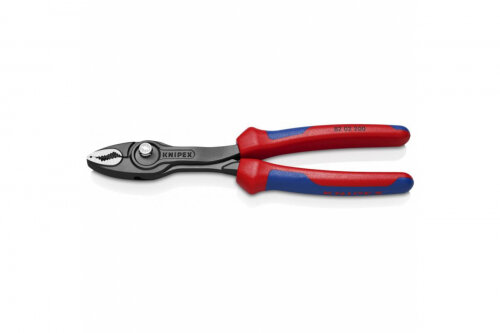 Клещи Knipex TwinGrip с фронтальным и боковым захватами, зев 4-22 мм, длина 200 мм, 2-комп ручки, SB