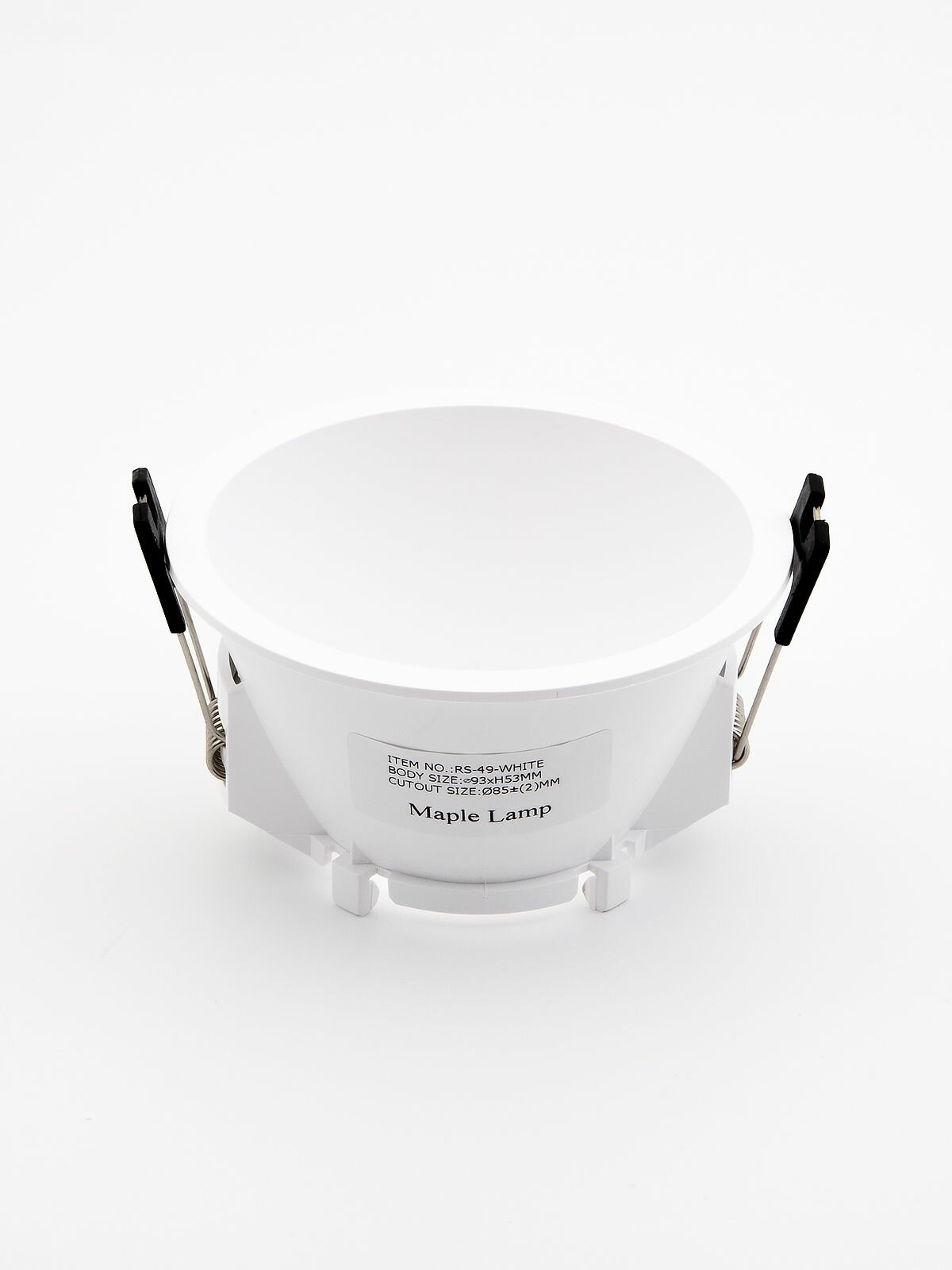 Встраиваемый светильник потолочный Maple Lamp RS-49-WHITE, белый, GU10 - фотография № 3