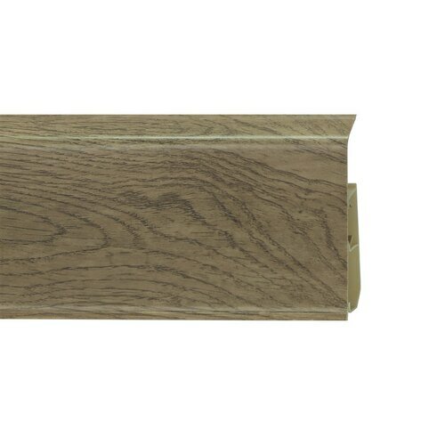 фото Плинтус пластиковый Winart Quadro 80 мм Дуб элит 311