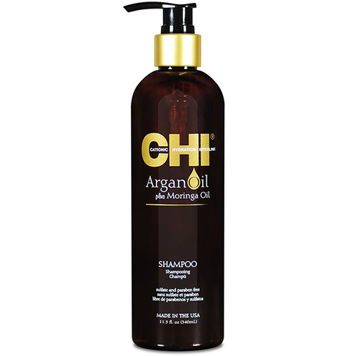 Шампунь для волос восстанавливающий Chi Argan Oil Shampoo с экстрактом масла арганы и дерева маринга chi восстанавливающий кондиционер с экстрактом масла арганы и дерева моринга conditioner 355 мл chi argan oil