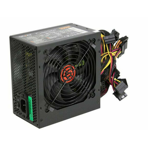 Ginzzu CB500 12CM black,24+4p, PCI-E, 4*SATA, 3*IDE, оплетка MB, кабель питания