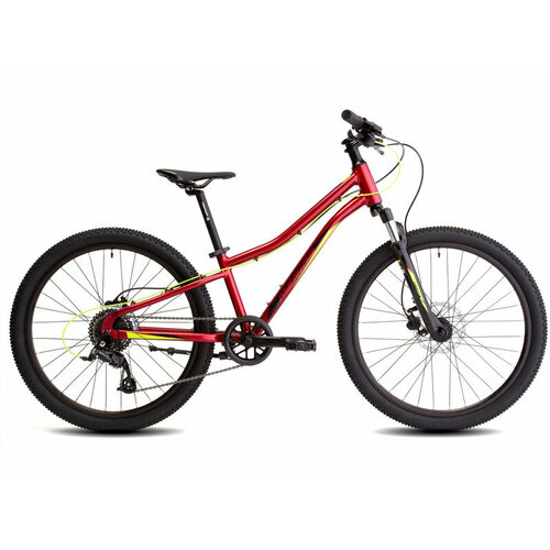 фото Подростковый велосипед merida matts j.24 pro, год 2023, цвет красный-зеленый