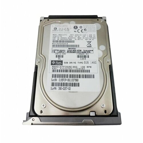Жесткий диск Sun MAW3147FCSUN146G 146Gb Fibre Channel 35 HDD 7095500₽