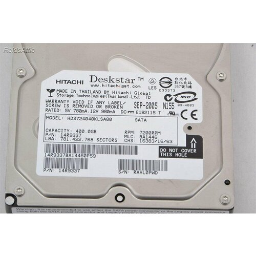 Жесткий диск Hitachi 0A31463 400Gb SATA 35 HDD 2234000₽