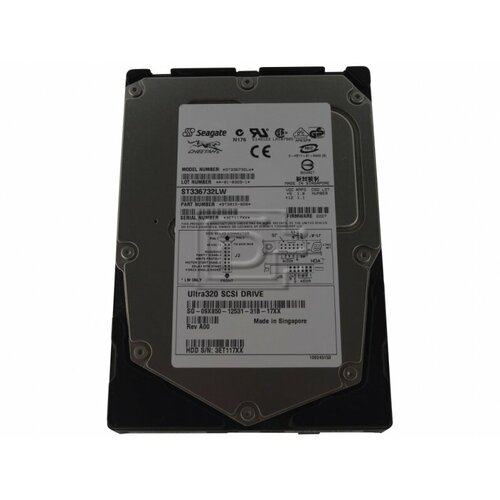 Жесткий диск Seagate 9T3015 36,7Gb U320SCSI 3.5 HDD жесткий диск seagate 9t3016 36 7gb u320scsi 3 5 hdd