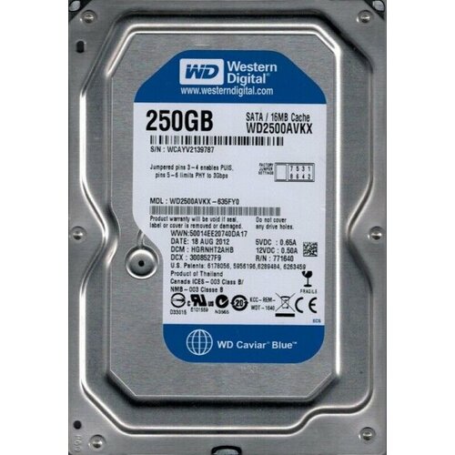 Жесткий диск Western Digital WD2500AVKX 250GB SATA HDD 396500₽