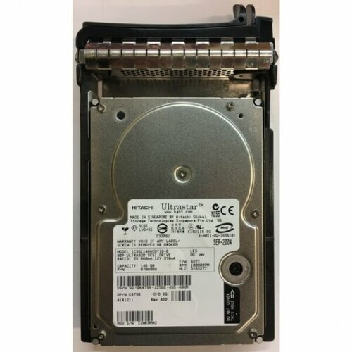 Жесткий диск Hitachi 07N8808 1468Gb U320SCSI 35 HDD 2654000₽