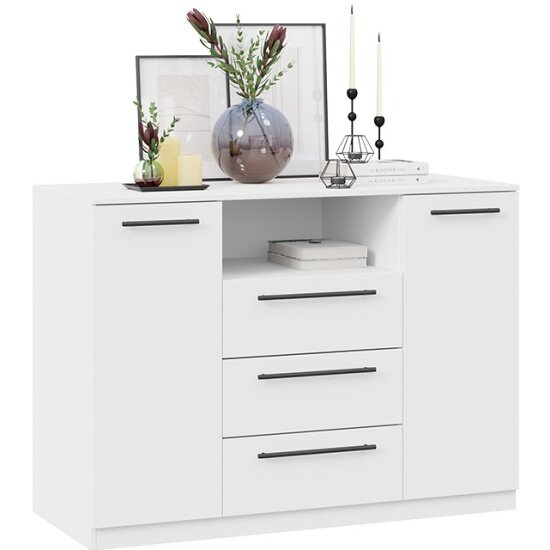 фото Комод трия Агата комбинированный Белый.