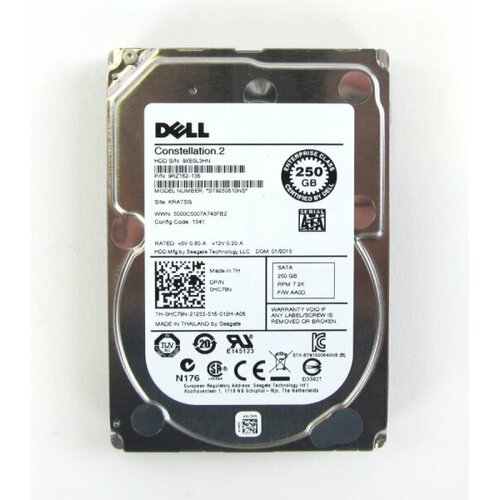 Жесткий диск Dell HC79N 250Gb SATAIII 25 HDD 3294500₽