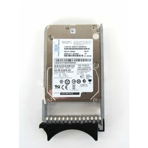 Жесткий диск IBM 00FJ017 600Gb 15000 SAS 25 HDD 27192500₽