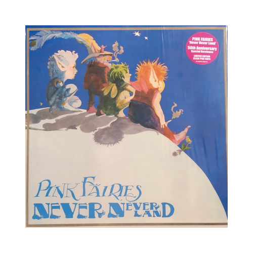 Pink Fairies - Never Never Land, 1xLP, CLEAR PINK LP