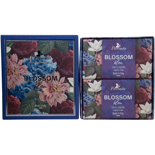 Набор мыла FLORINDA Blossom blue: Синие цветы, 200г, 2шт