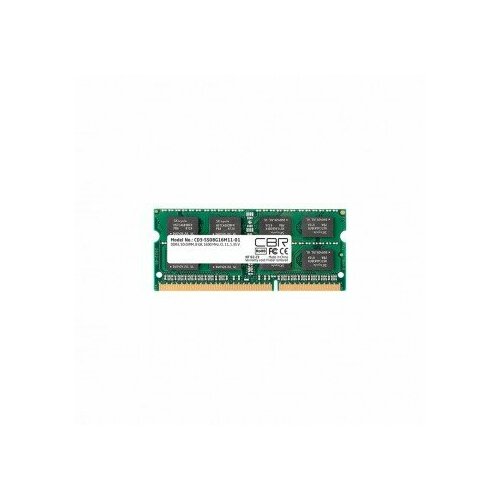 Cbr Модуль памяти DDR3 SODIMM 8GB CD3-SS08G16M11-01 PC3-12800, 1600MHz, CL11, 1.35V оперативная память crucial 1 5в 1 35в ddr3l 4 гб 1600 mhz so dimm pc3l 12800 1x4 гб ct102464bf160bn 4g для ноутбука