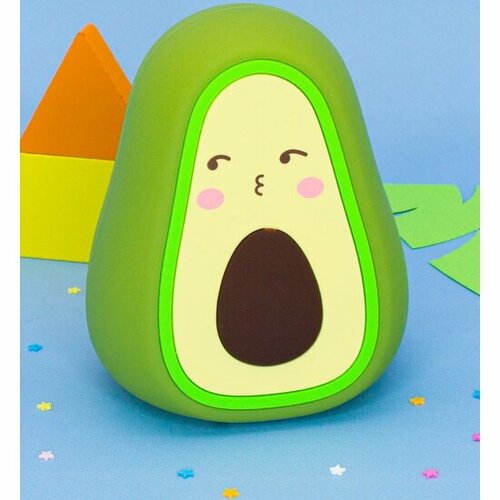 Ночник Михимихи MM11210 Авокадо Kiss силиконовый зеленый 14 см 1210₽
