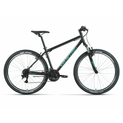 Горный велосипед Forward Sporting 27.5 1.2, год 2022, цвет Черный-Зеленый, ростовка 19