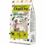 Корм сухой DOG&DOG Expert Premium Opti-Select с ягненком для взрослых собак 3 кг - изображение