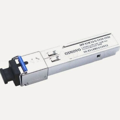 Изображение товара Оптический SFP Модуль Osnovo SFP-S1SC12-G-1310-1550