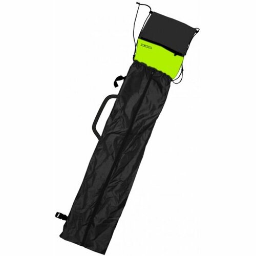 Чехол-рюкзак для лыж Trek 210 см, черно-салатовый