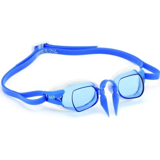 Очки для плавания AQUA SPHERE Chronos синие линзы белый/синий