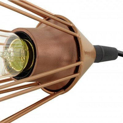 Лампа декоративная EGLO Tarbes 94197, E27, 60 Вт, коричневый - фотография № 13