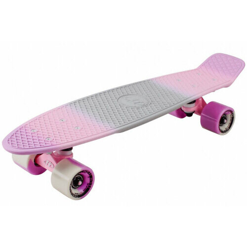 Скейтборд пластиковый Tech Team Multicolor 22 pink/white1/4 TSL-401MP