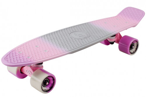 Скейтборд пластиковый Tech Team Multicolor 22 pink/white1/4 TSL-401MP