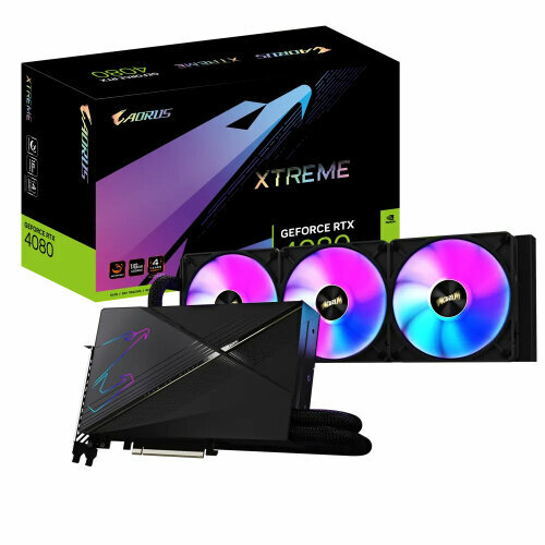 Видеокарта GIGABYTE GeForce RTX 4080 XTREME WATERFORCE 16G 17742500₽