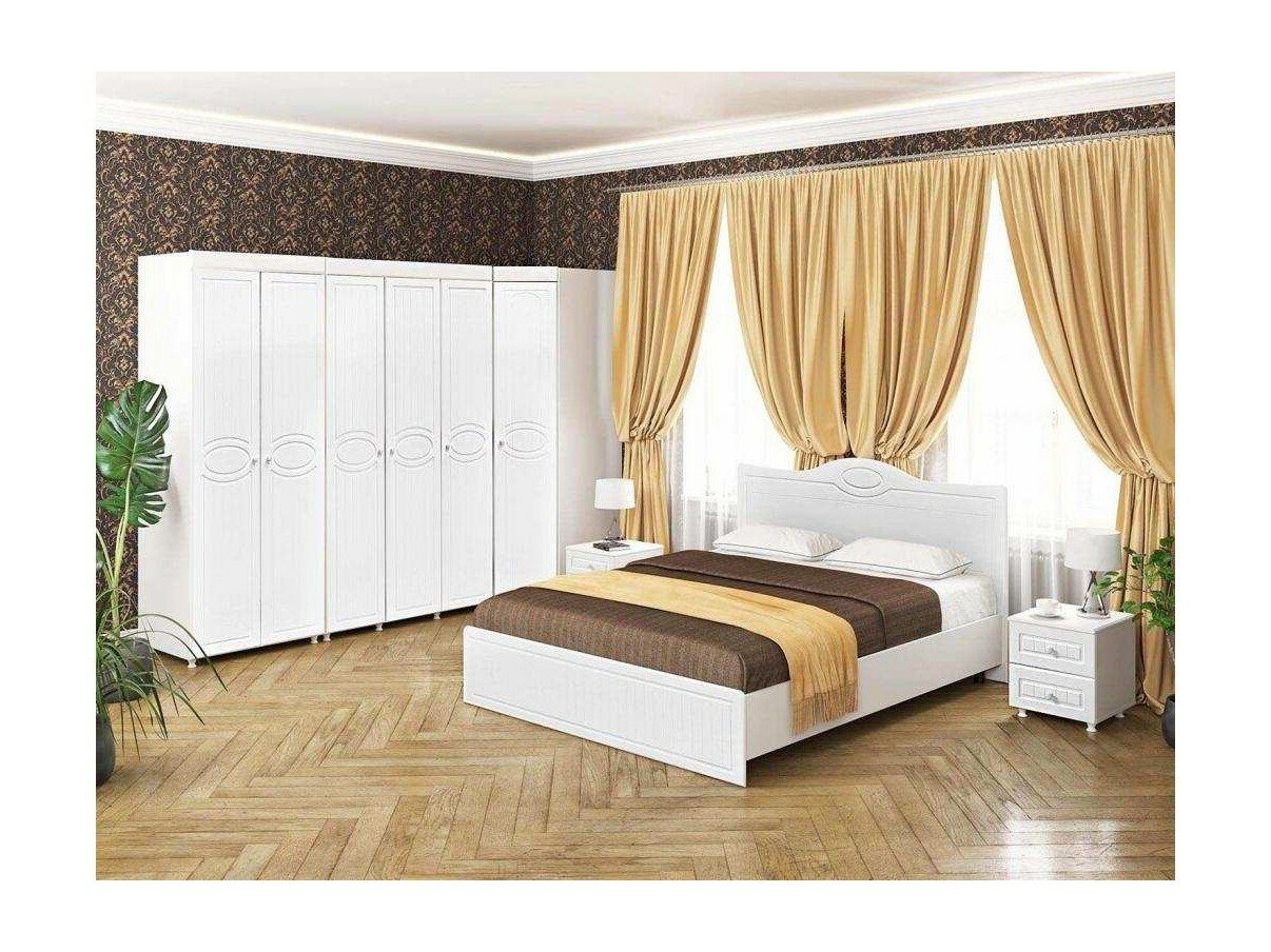 Спальня Монако-4 белое дерево (Белый)