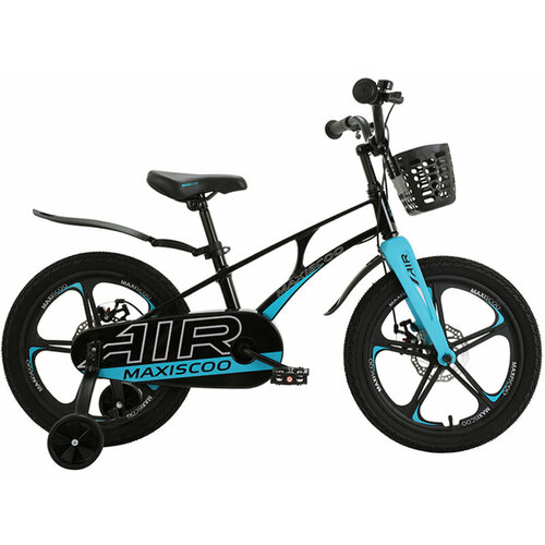 Детский велосипед Maxiscoo Air 18 Делюкс год 2023 цвет Черный-Розовый 1710000₽