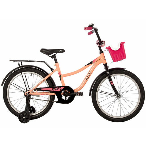 Детский велосипед Novatrack Wind 20, год 2022, цвет Оранжевый