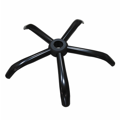 Черная металлическая крестовина для офисных и компьютерных кресел D600