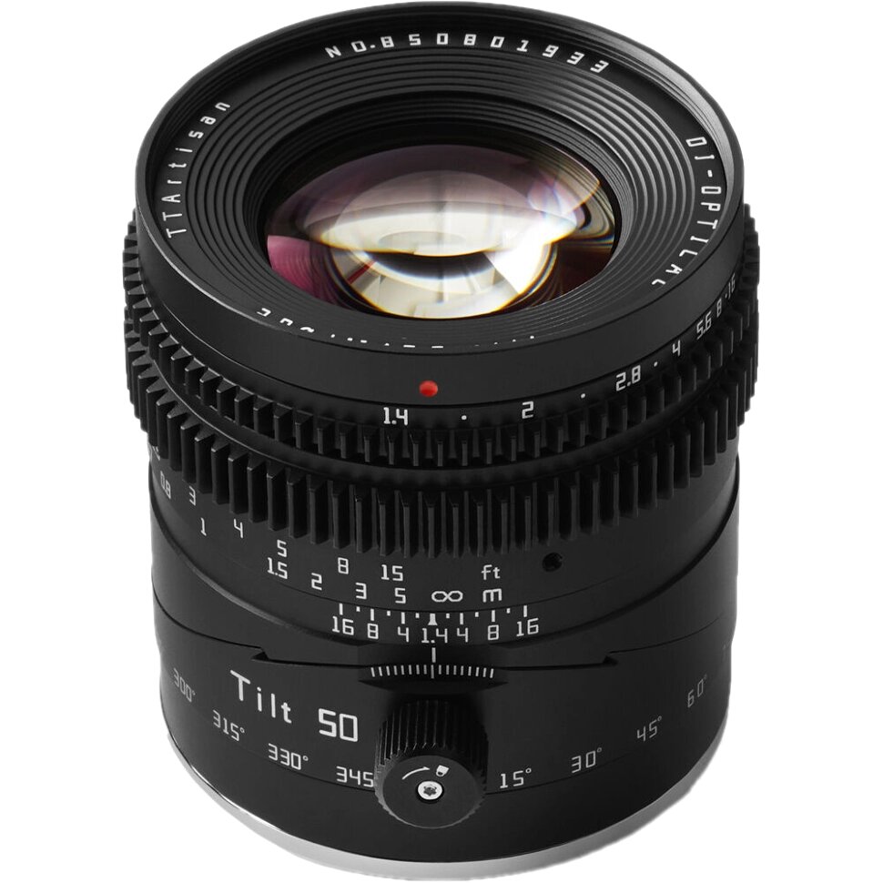 Объектив TTArtisan Tilt 50mm F1.4 RF